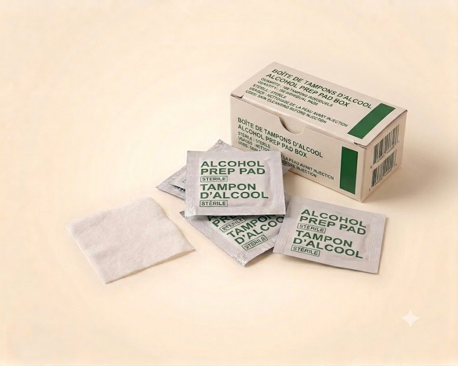 Lingettes alcool